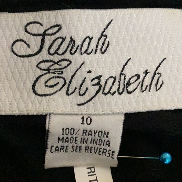 Vintage Sarah Elizabeth Dress Lace/Bead Neckline. (Final Price) - Picture 7 of 9